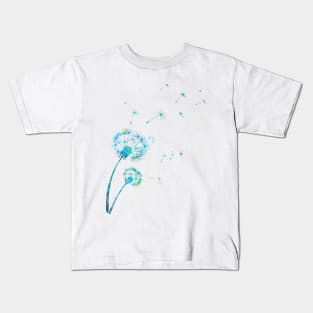 Dandelion Watercolor Painting 2 Kids T-Shirt